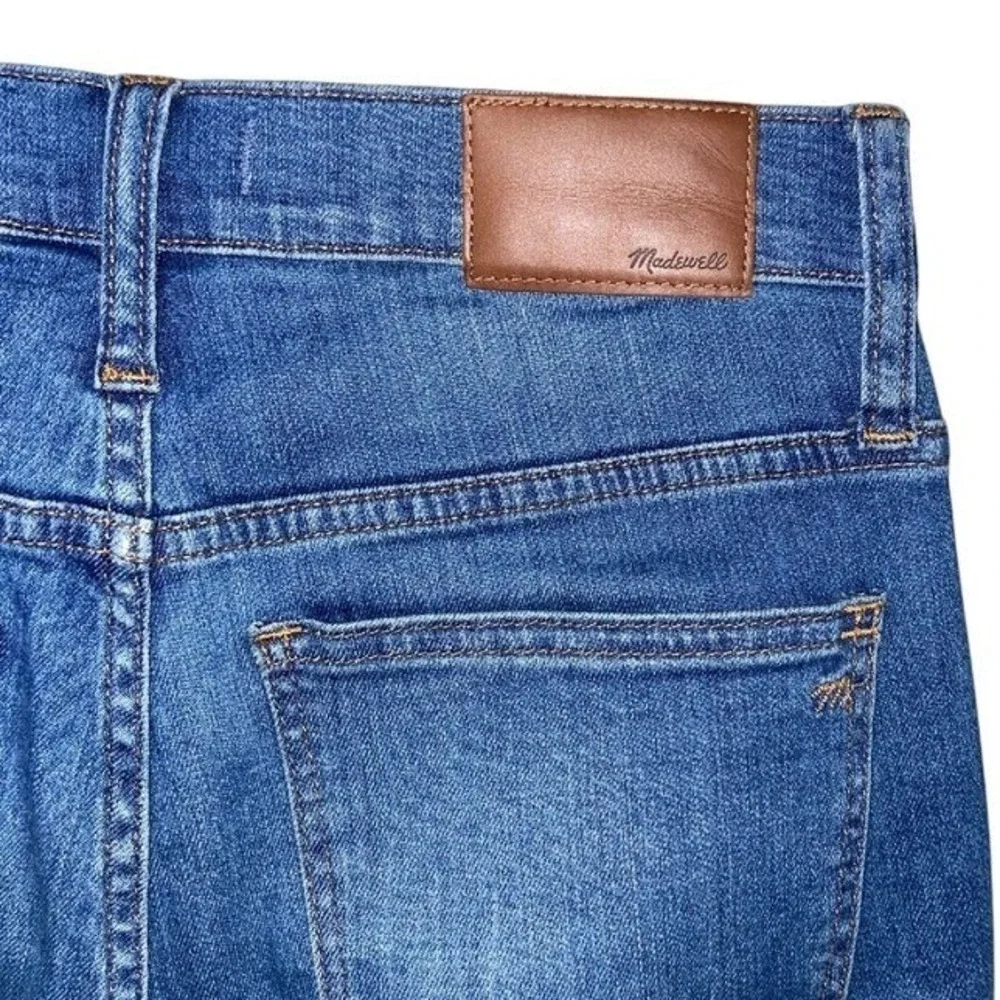 Madewell High Rise Skinny Crop Jeans Distressed‎ Knee Denim Size 27